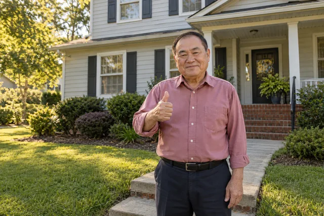 Person giving a thumbs up